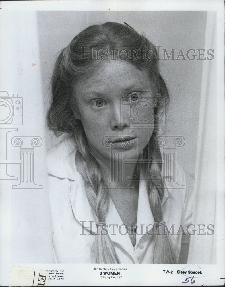 1977 Press Photo actress Sissy Spacek in the film &quot;3 Women&quot; - Historic Images