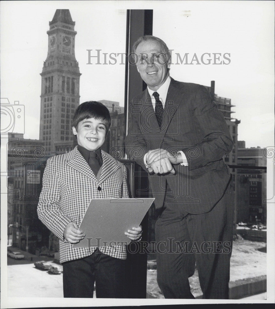 1973 Press Photo Eddie Mancini, Poster Child for the  Muscular Dystrophy Assoc. - Historic Images