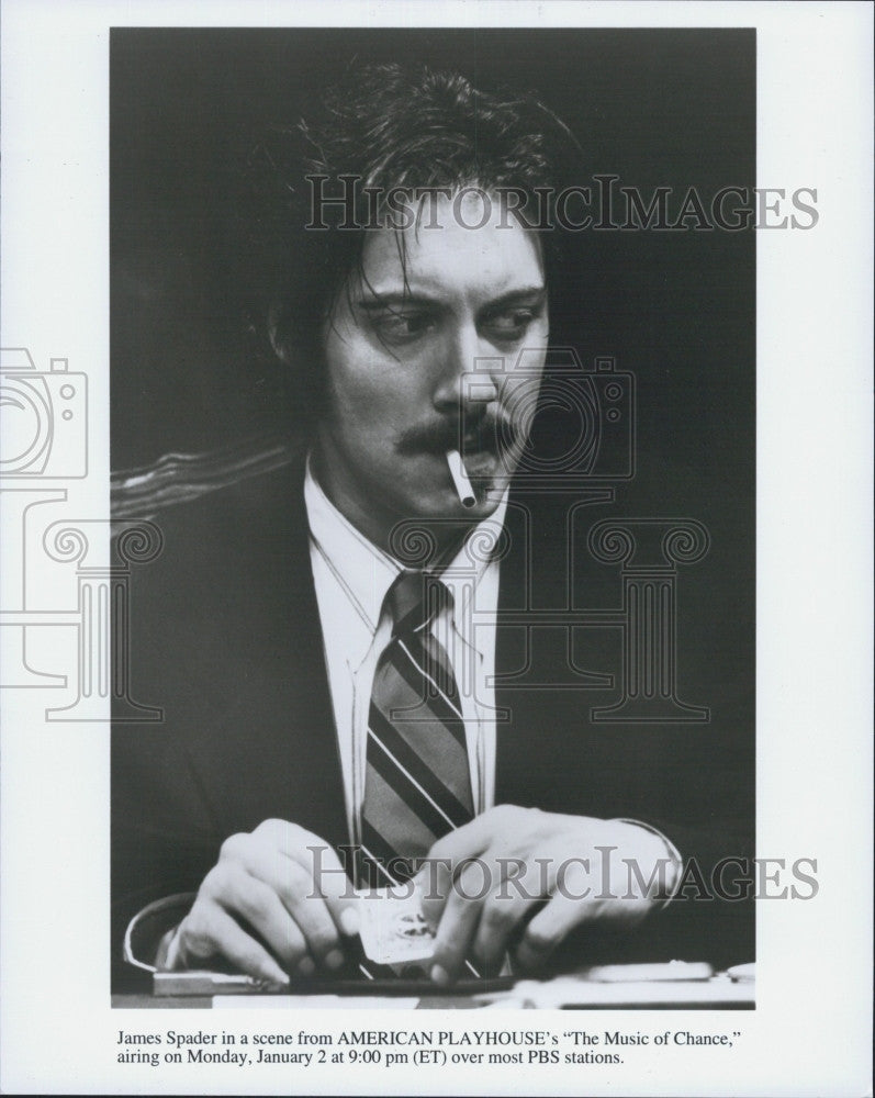 Press Photo James Spader &quot;The Music of Chance&quot; - Historic Images