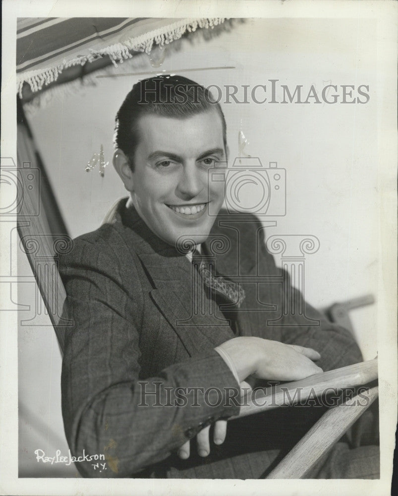 1937 Press Photo Thomas Llyfnwy Thomas, Baritone - Historic Images