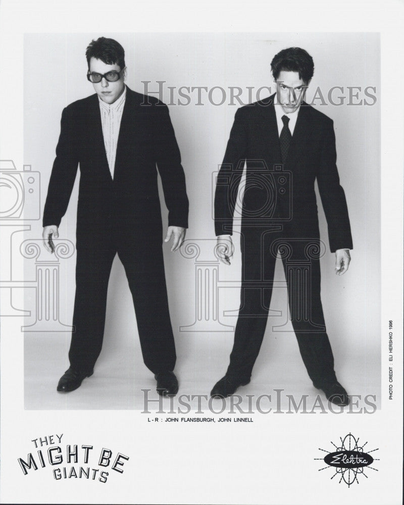 Press Photo They Might Be Giants: J. Flansburgh, J. Linnell - Historic Images