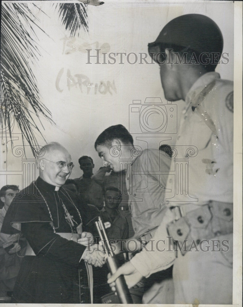 1945 Press Photo Archbishop Francis J. Spellman - Historic Images