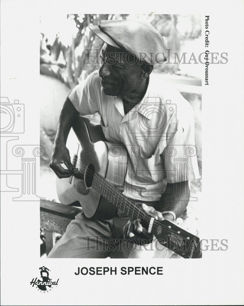 Press Photo Joseph Spence a Bahamian guitarist and singer. - Historic Images