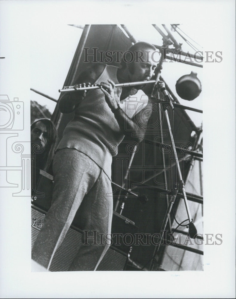 Press Photo Herbie Mann  American jazz flutist,played saxophone and Clarinets. - Historic Images