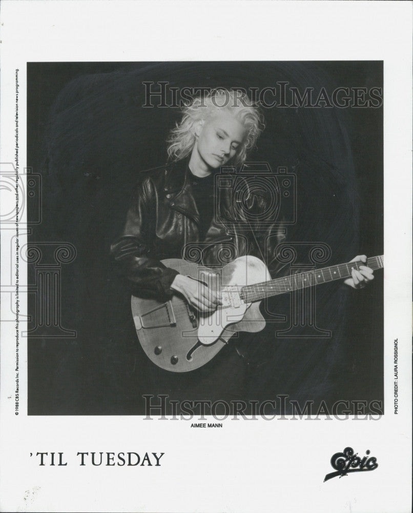 1988 Press Photo Aimee Mann &quot;&#39;Til Tuesday&quot; - Historic Images