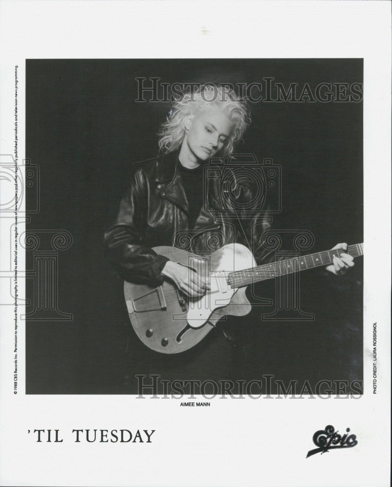 1988 Press Photo Aimee Mann &quot;&#39;Til Tuesday&quot; - Historic Images