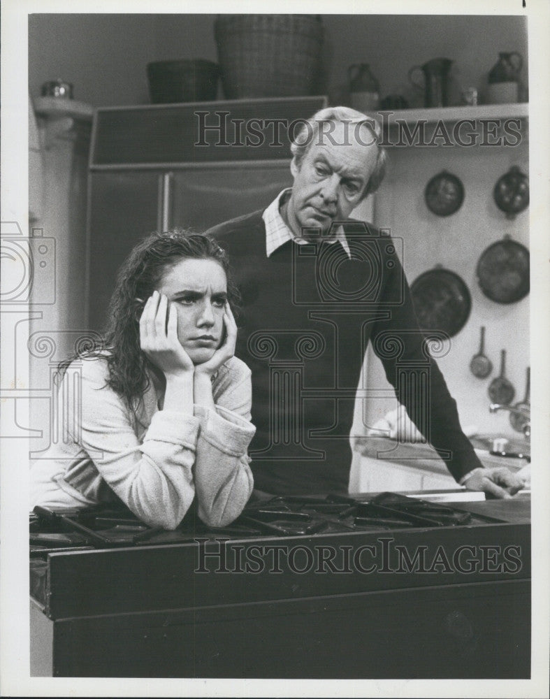 1982 Press Photo Actor Conrad Bain stars in Diff&#39;rent Strokes on NBC - Historic Images