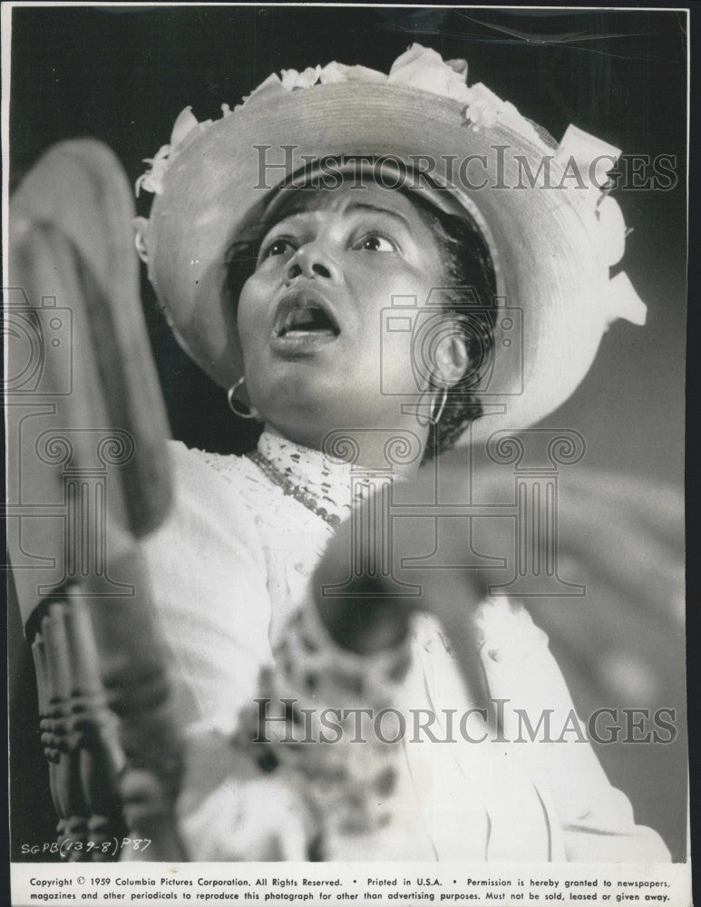 1959 Press Photo Pearl Bailey in &quot;Porgy and Bess&#39;. - Historic Images