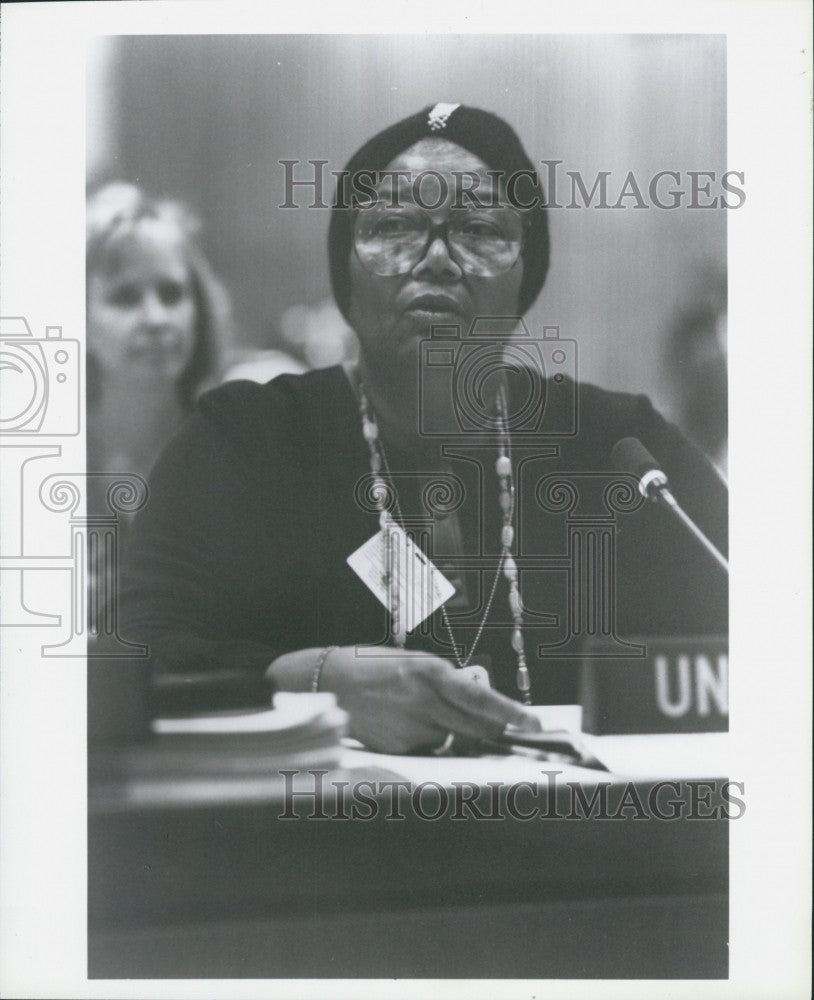 Press Photo Pearl Bailey, American singer/actress and Broadway Star. - Historic Images