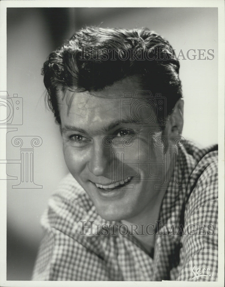 1955 Press Photo Actor Bob Bains stars in Musical Wonderful Town - Historic Images