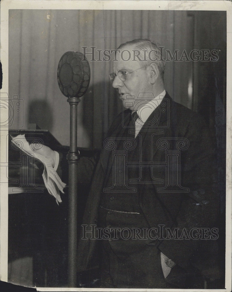 1930 Press Photo Mayor Malcolm Nichols of Boston. - Historic Images