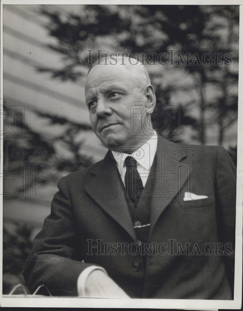 1934 Press Photo Former Mayor Malcolm E.Nichols of Boston. - Historic Images