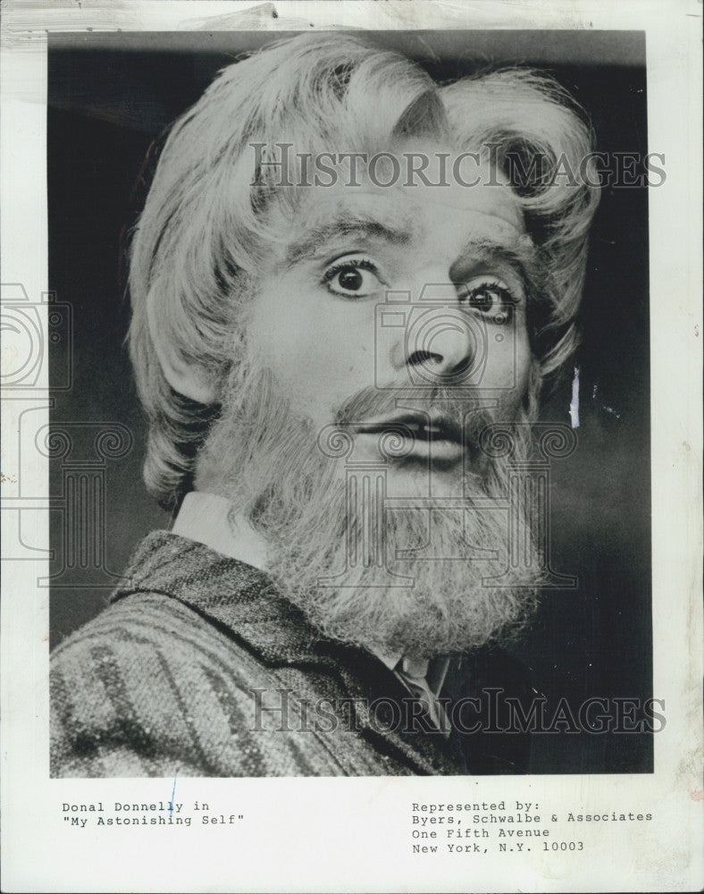 Press Photo Donal Donnelly &quot;My Astonishing Self&quot; - Historic Images