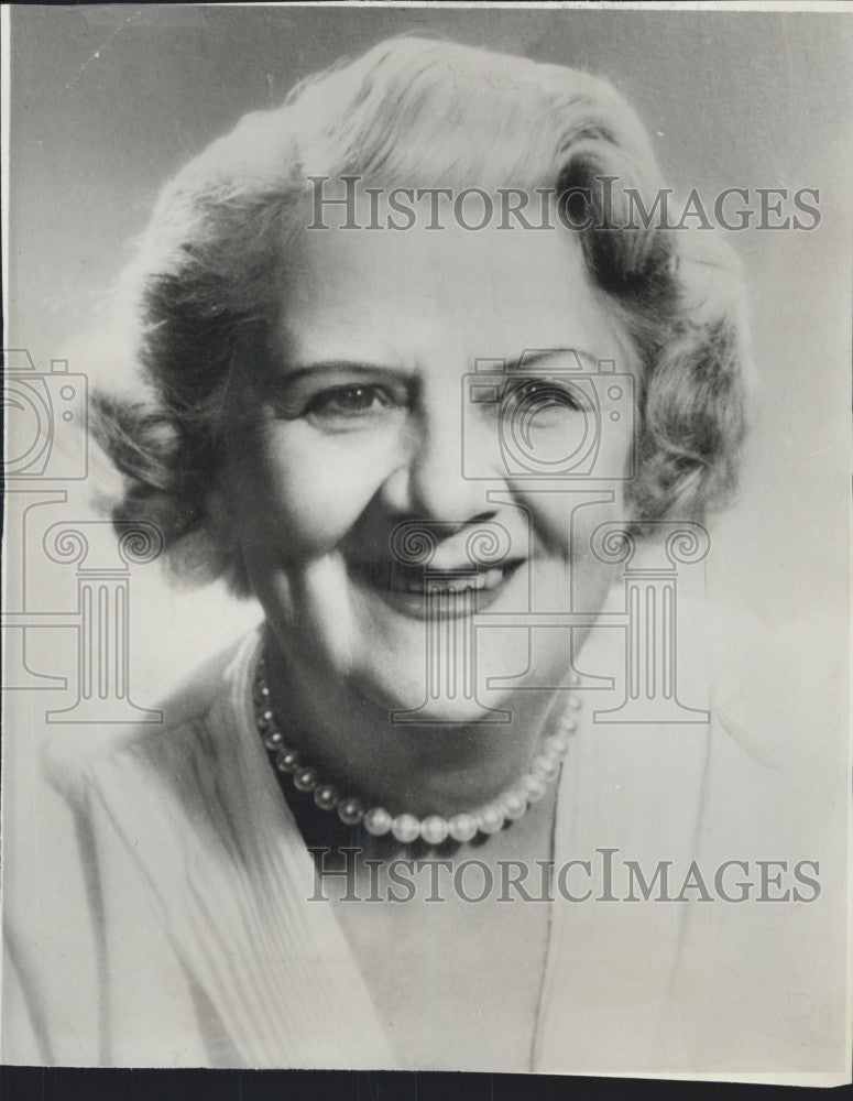 1962 Press Photo Actress Ruth Donnelly - Historic Images