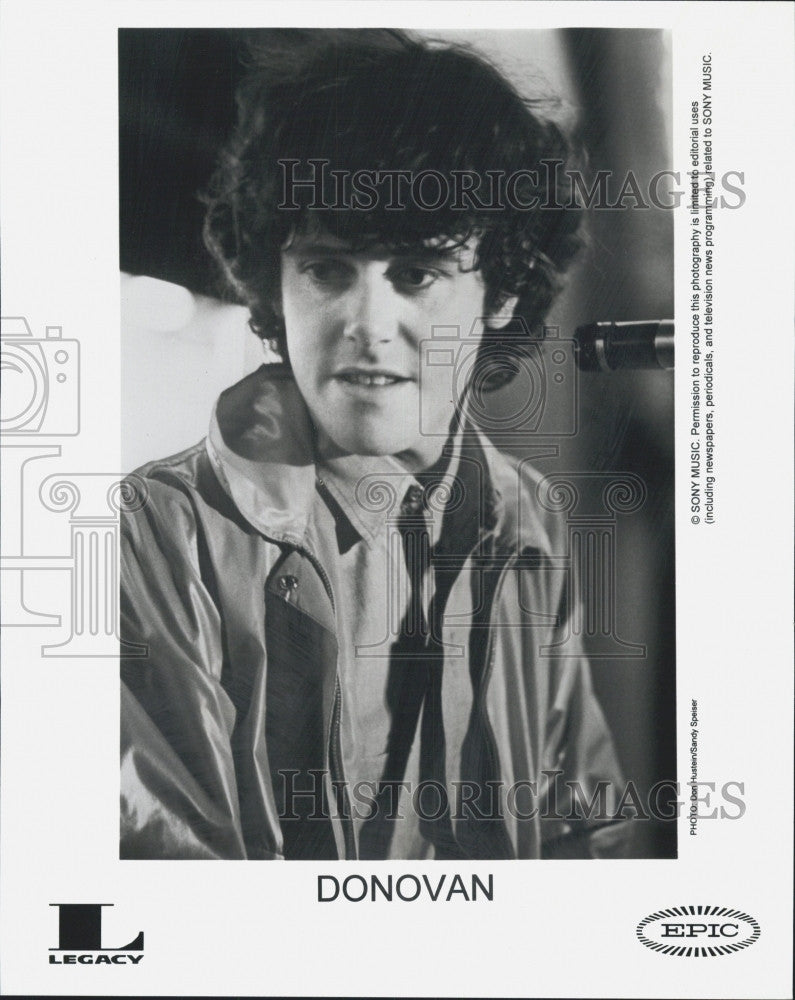 Press Photo Donovan - Historic Images