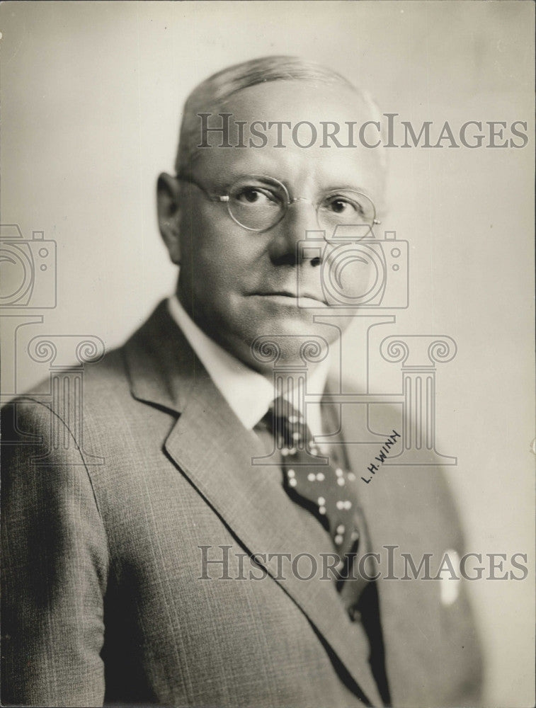 1933 Press Photo Journalist Malcolm E. Nichols - Historic Images