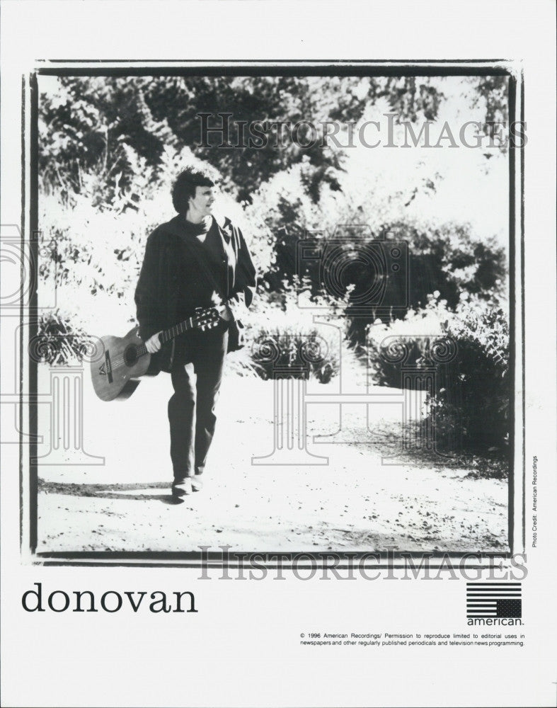 1996 Press Photo Donovan, Singer and Musician - Historic Images