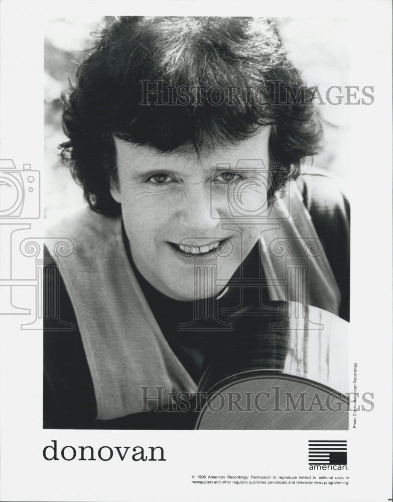 1996 Press Photo Donovan, Singer and Musician - Historic Images