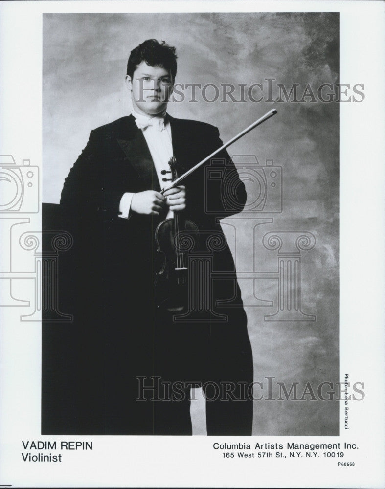 Press Photo Vadim Repin Violinist Soloist With Minnesota Orchestra - Historic Images