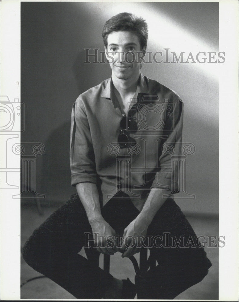 1986 Press Photo Ronald Reagan, Jr. Son Of Former President, Recent TV Host - Historic Images