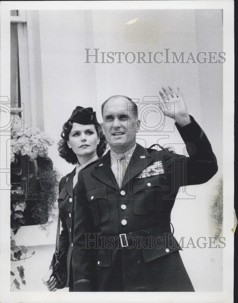 1979 Press Photo Lee Remick and Robert Duvall stars in &quot;Ike&quot;. - Historic Images