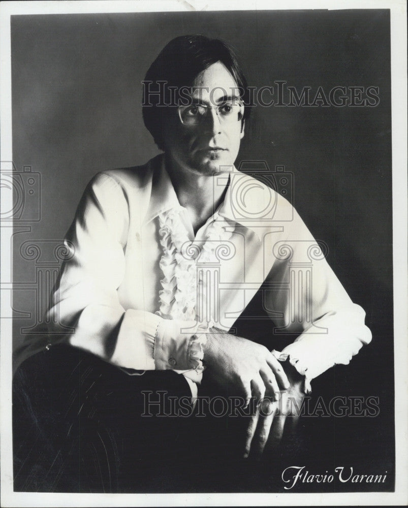 1972 Press Photo Flavio Varani Brazilian Pianist - Historic Images