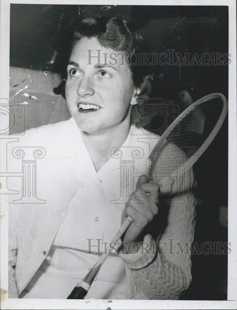 1956 Press Photo Tennis player, Margaret Varner - Historic Images