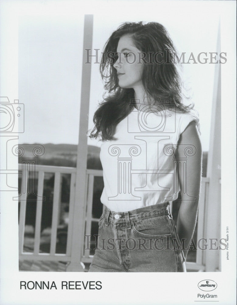 Press Photo Ronna Reeves American female country singer. - Historic Images