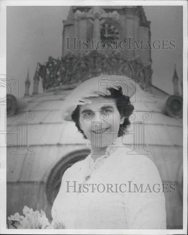 1960 Press Photo Petronella Van Rie Wife Willem Van Rie Murder Suspect - Historic Images