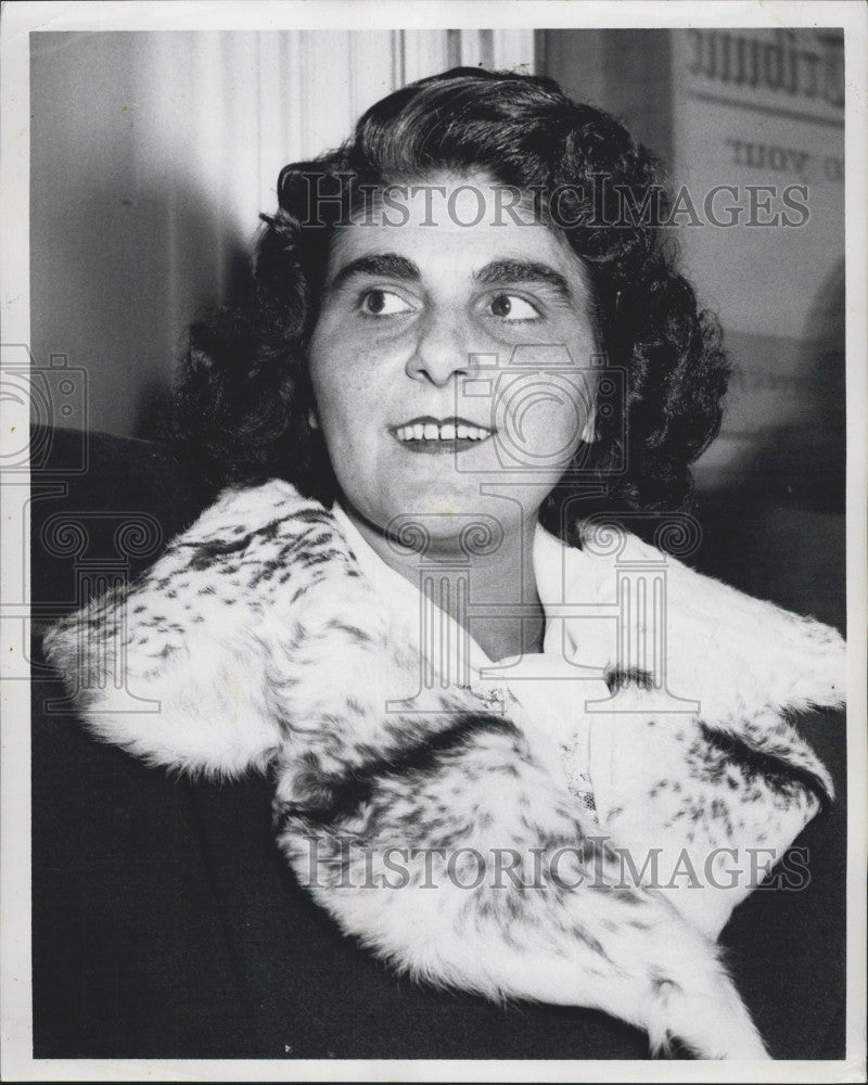 1959 Press Photo Nella Van Rie Boston Husband Willem Murder Trial - Historic Images