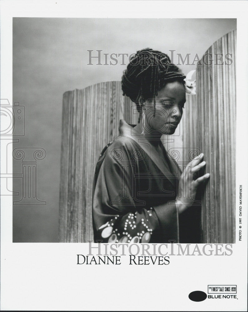 Press Photo Dianne Reeves,  American jazz singer. Grammy Award winner. - Historic Images