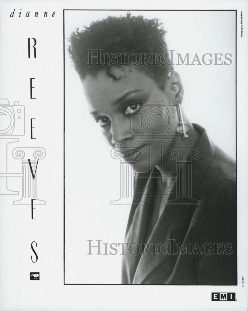 1990 Press Photo American Jazz Singer Dianne Reeves - Historic Images