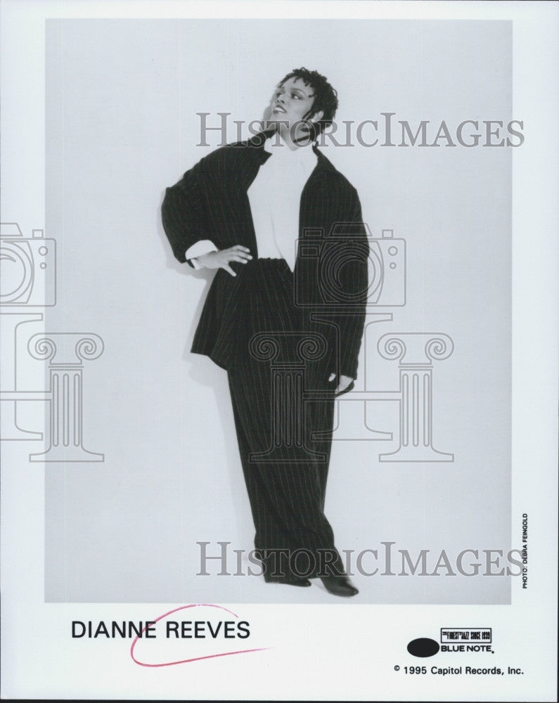 1995 Press Photo American Jazz Singer Dianne Reeves - Historic Images