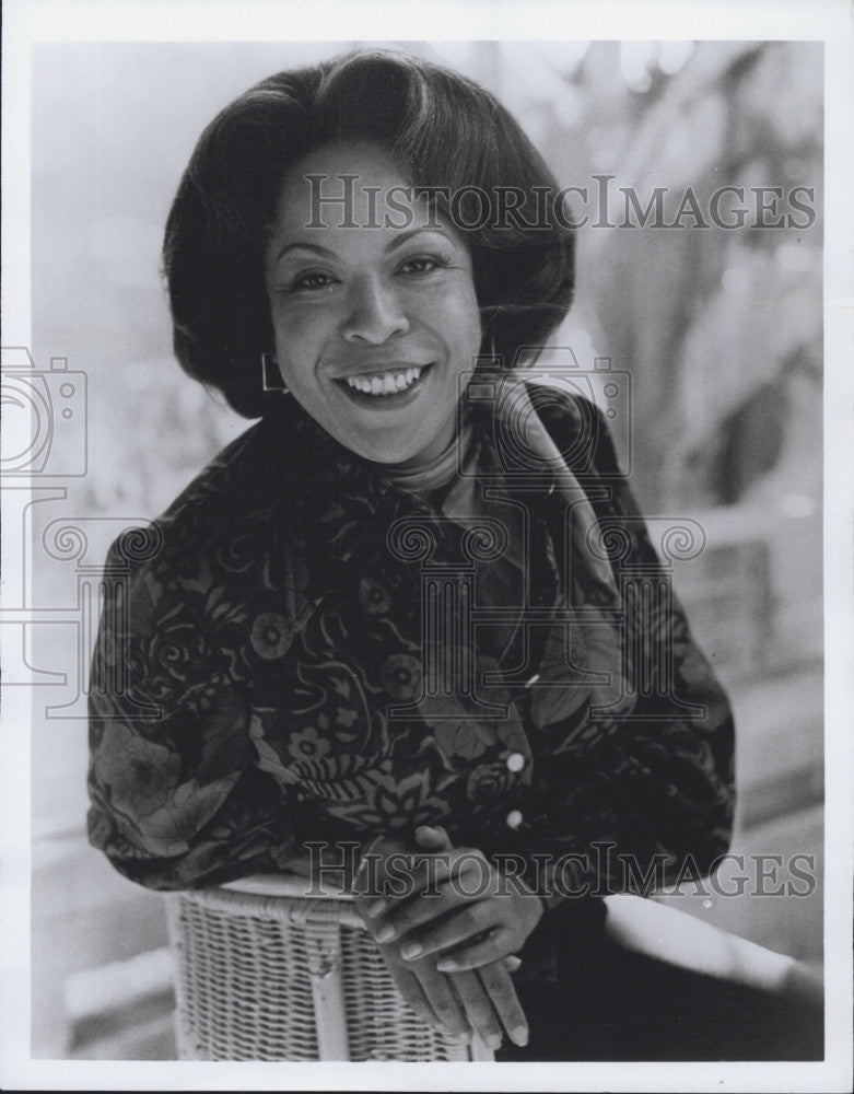 Press Photo Singer/ actress  Della Reese to perform - Historic Images