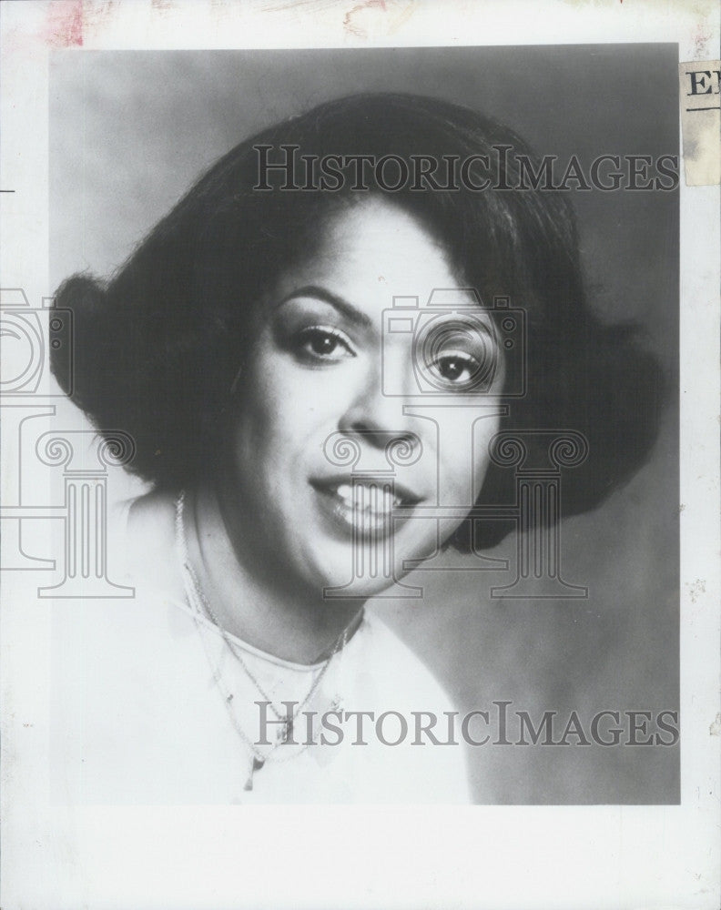 1978 Press Photo Singer, Della Reese on IEA music - Historic Images