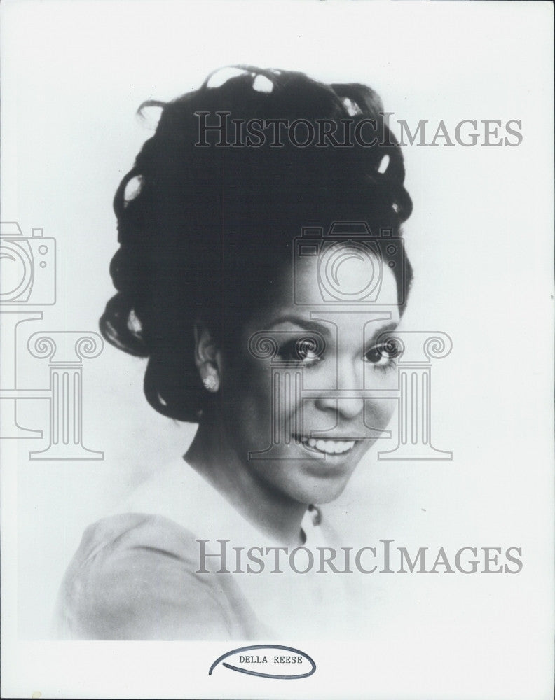 1971 Press Photo Singer, Della Reese on IEA music - Historic Images