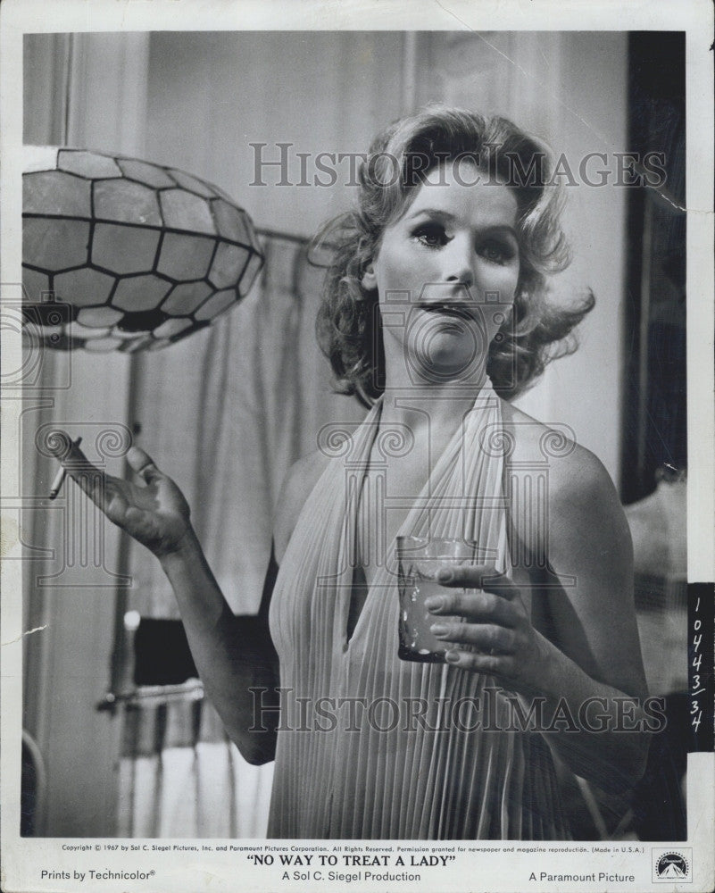 1968 Press Photo Lee Remick stars in "No Way To Treat A Lady" - Historic Images