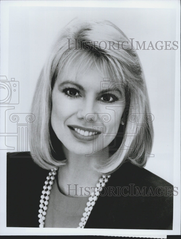 1990 Press Photo Bree Walker on &quot;People Magazine on TV&quot; - Historic Images