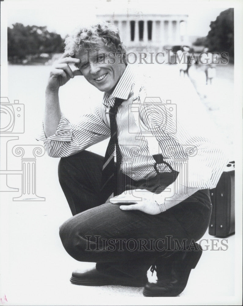 1989 Press Photo Actor William Katt TV Movie Top of the Hill - Historic Images
