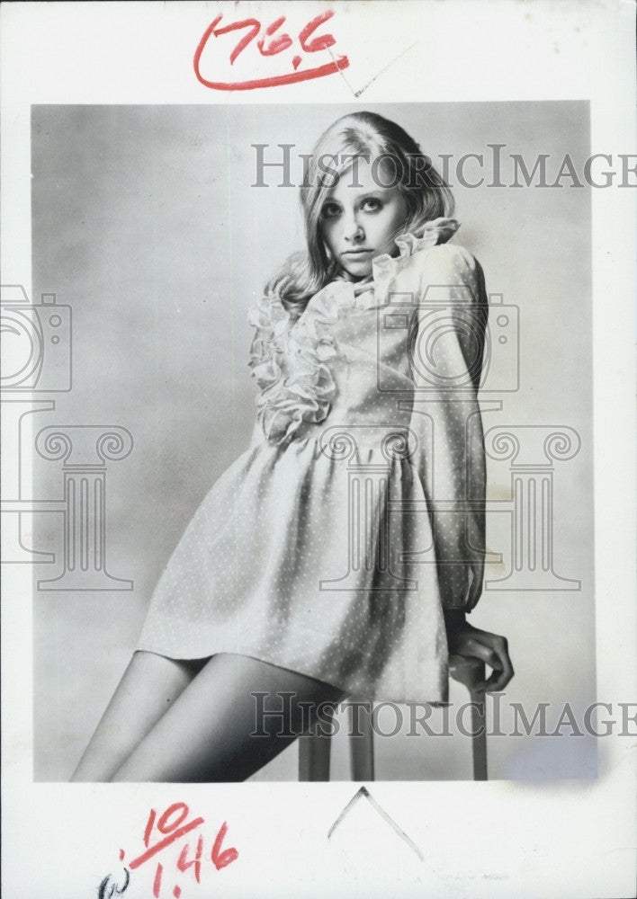 1969 Press Photo Actress Linda &quot;Baby Love&quot; Hayden - Historic Images