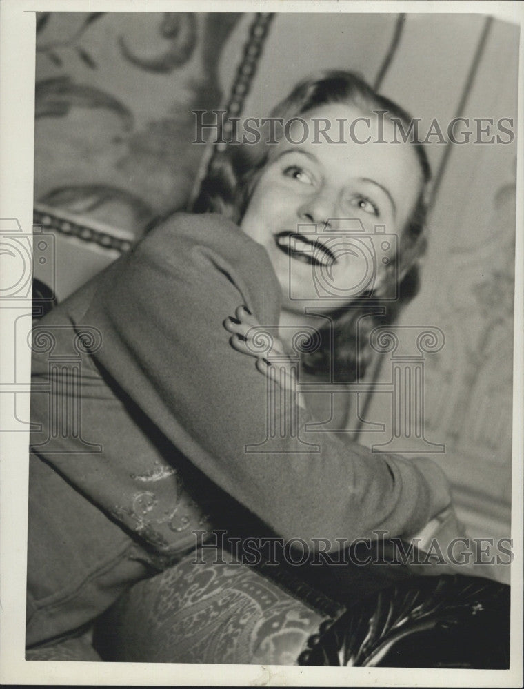 1940 Press Photo June Hawkridge - Historic Images