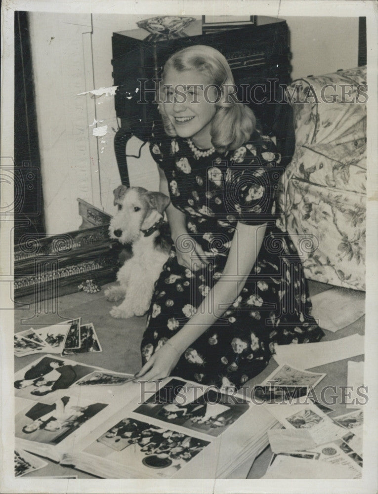 1947 Press Photo Sharman Douglas, Daughter of U.S. Ambassador Lewis Douglas - Historic Images