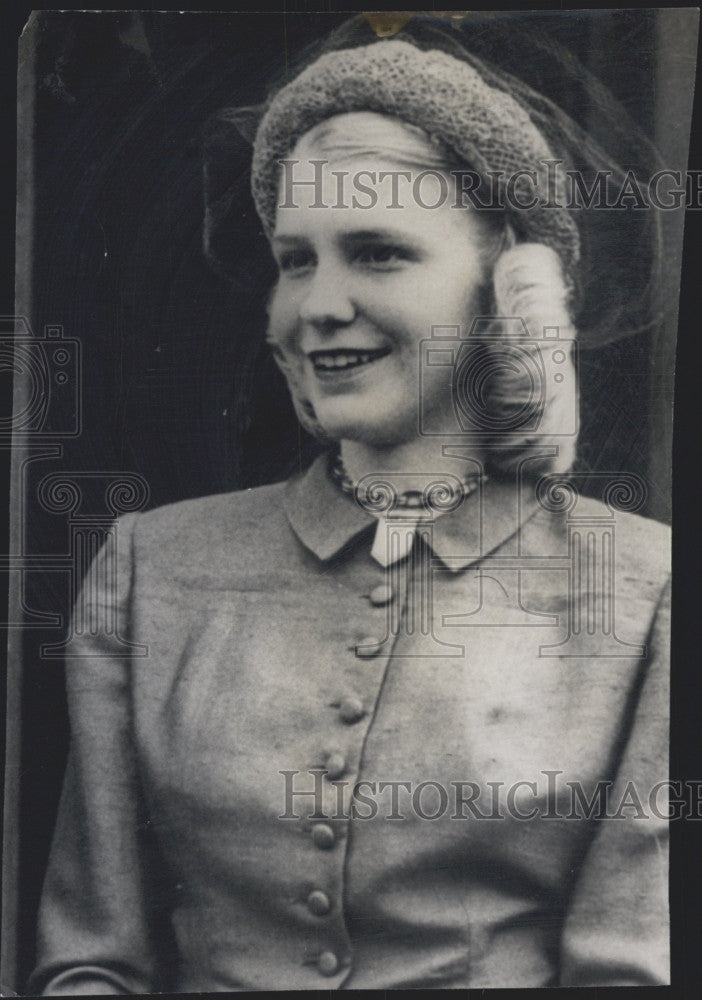 1950 Press Photo Sharman Douglas, Daughter of U.S. Ambassador Lewis Douglas - Historic Images