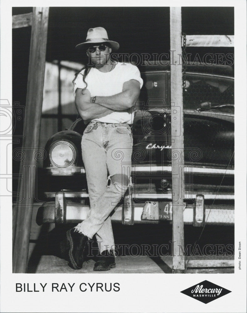 Press Photo Country Musician Billy Ray Cyrus - Historic Images
