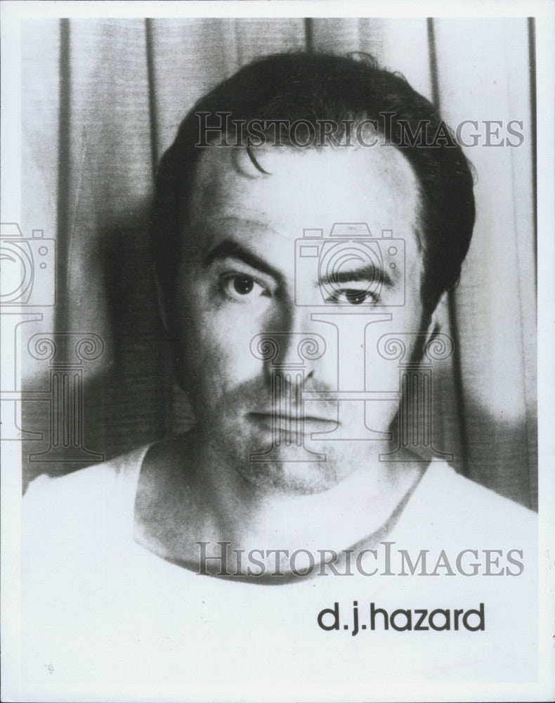 1991 Press Photo Stand Up Comedian DJ Hazard - Historic Images