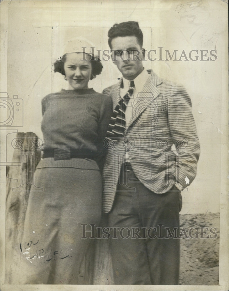 1936 Press Photo Mr and Mrs Paul J Longo East Cambridge Court Divorce - Historic Images