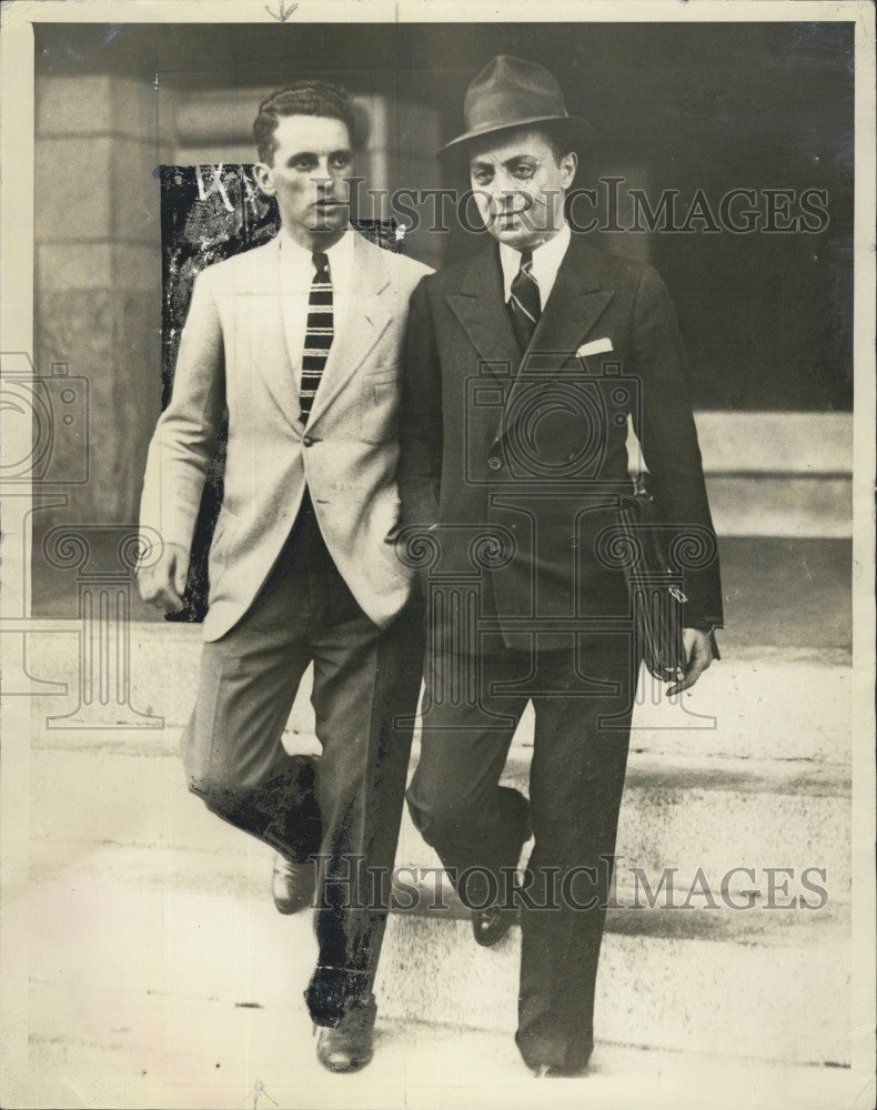 1936 Press Photo Paul Longo East Cambridge Probate Court divorce - Historic Images