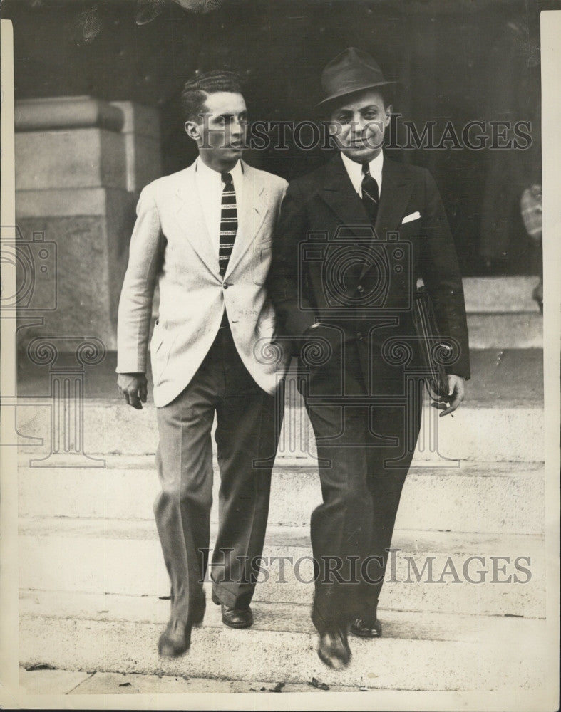 1936 Press Photo Paul Longo Cambridge Divorce Court - Historic Images