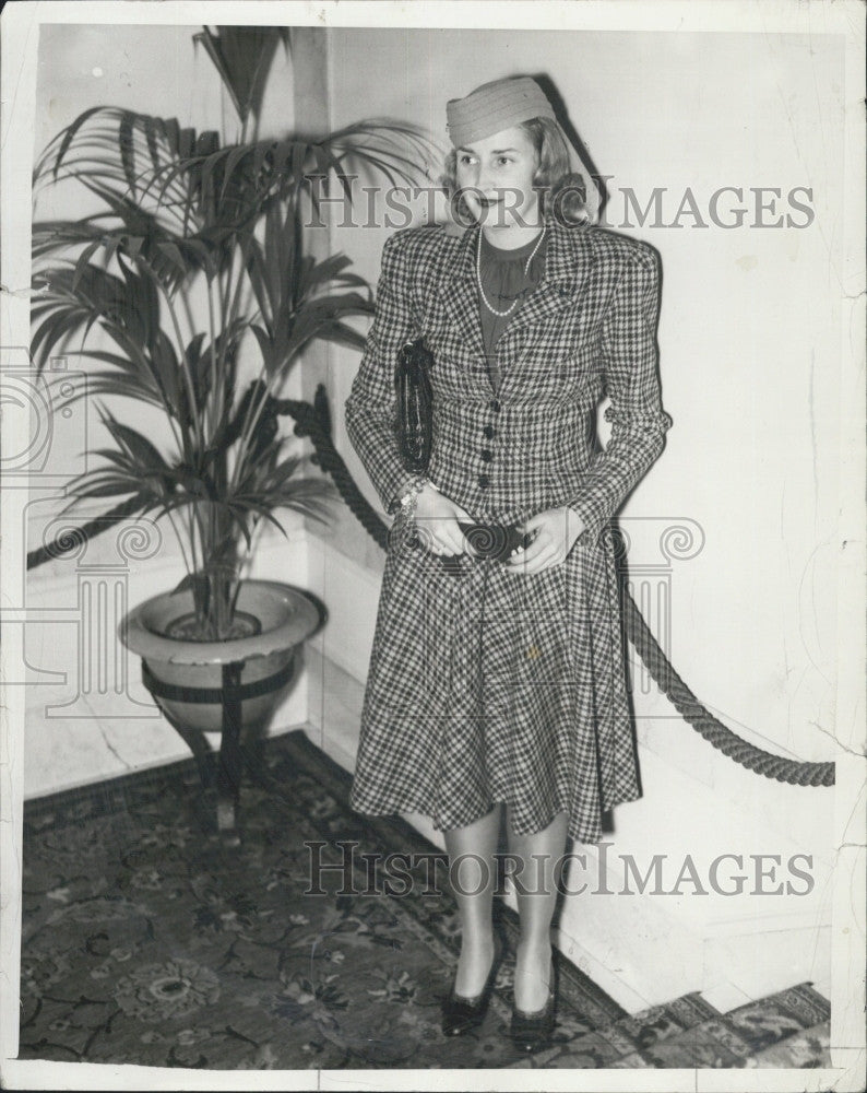 1939 Press Photo Mrs Paul A Lyons,nee Patricia Phelan - Historic Images