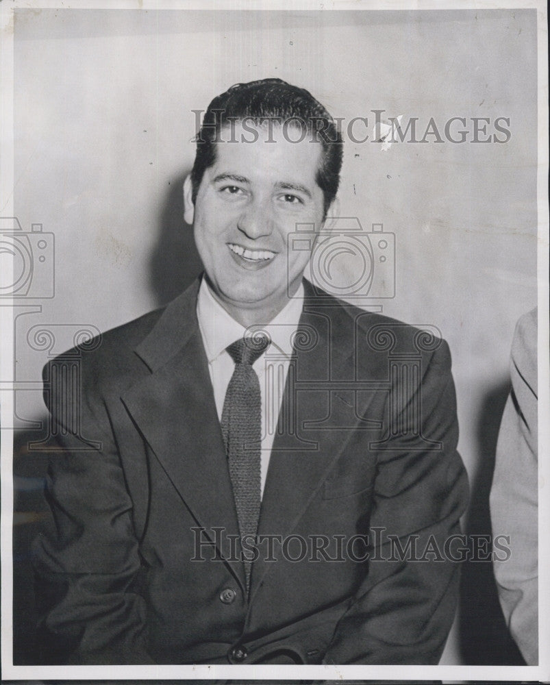 1958 Press Photo Richard Pignone Of Mystic Street Social Security Winner - Historic Images
